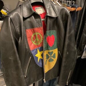 Rare Moschino leather jacket